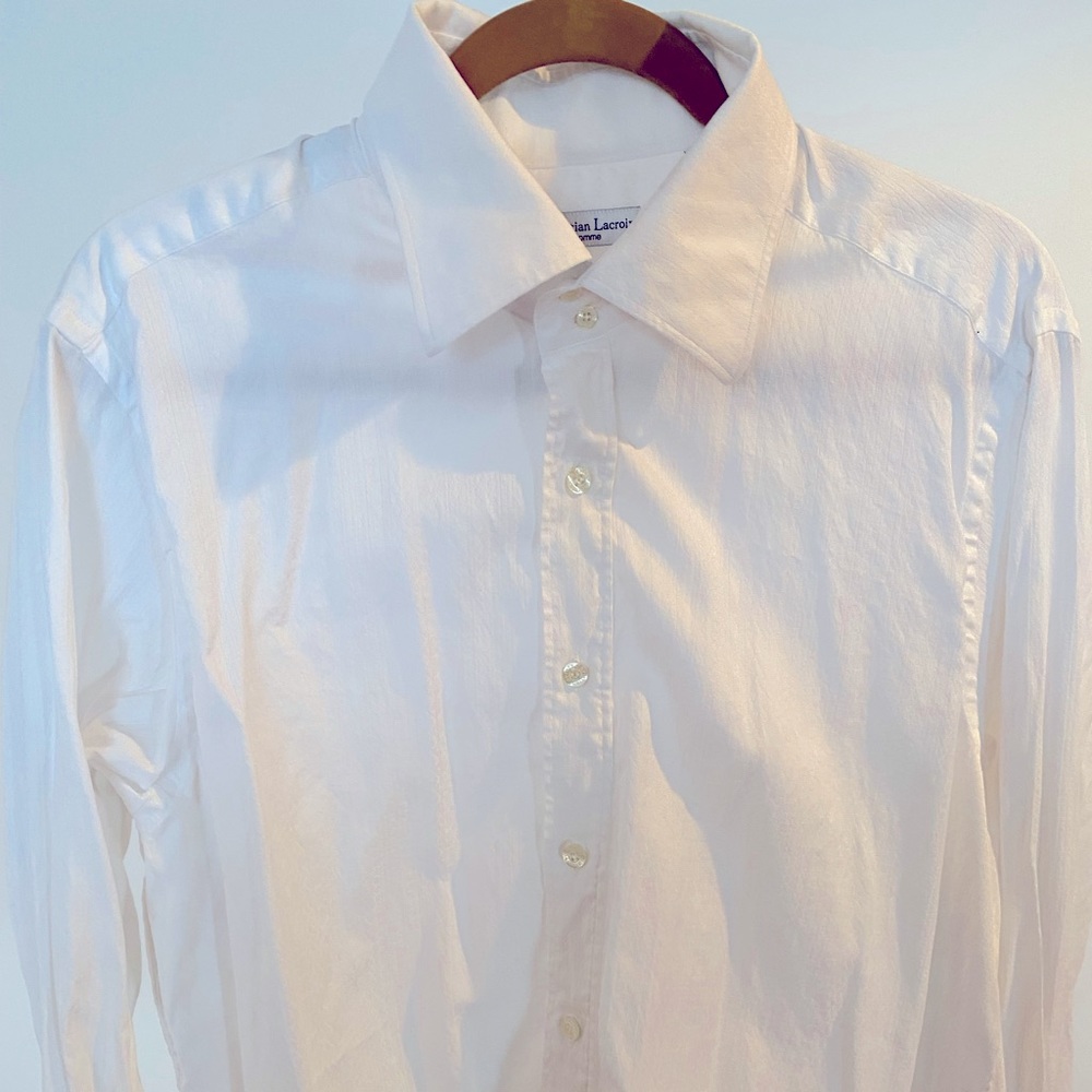 CHRISTIAN LACROIX Tuxedo Shirt